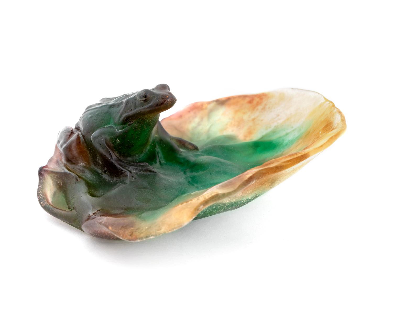 A Daum Pate de Verre Vide Poche — 20TH CENTURY