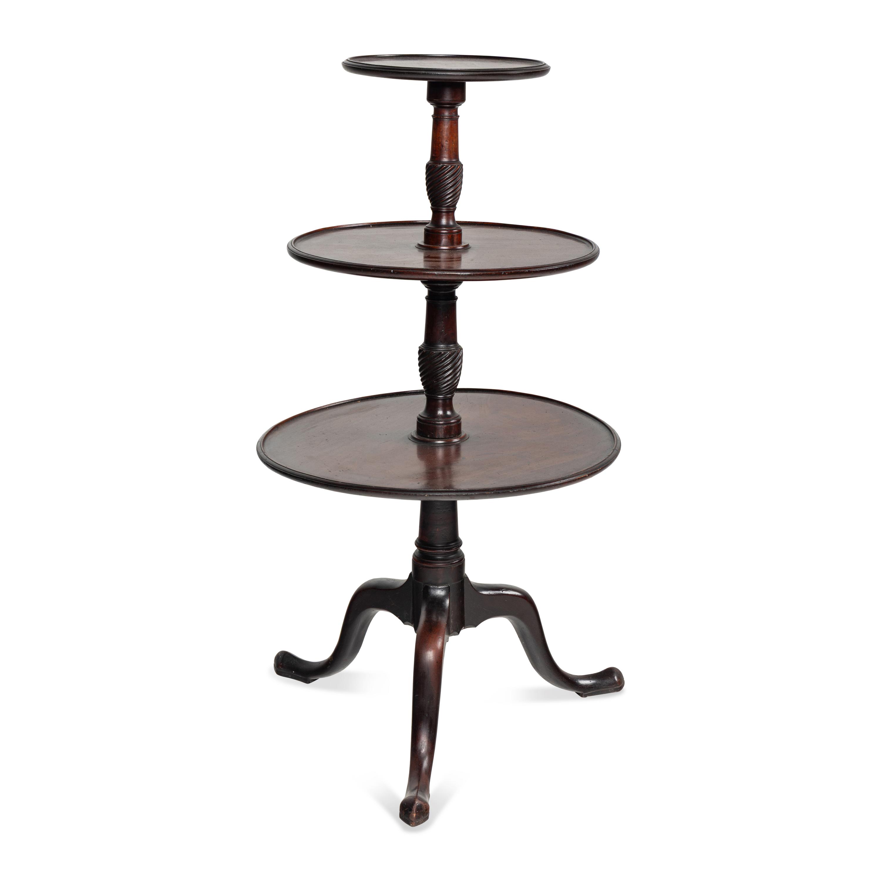 A George III Mahogany Dumbwaiter