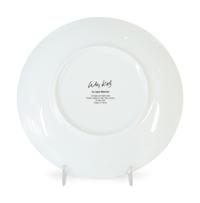 Two Porcelain Art Plates - Alex Katz Jessica , and Jeff Koons Lips — 20th Century