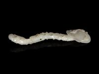 A Chinese White Jade Ruyi Scepter