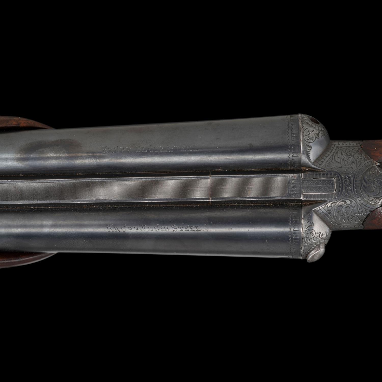 **High Quality D.M. Lefever & Co. Crossbolt SxS Hammerless 12 Gauge with Krupp Steel Barrels
