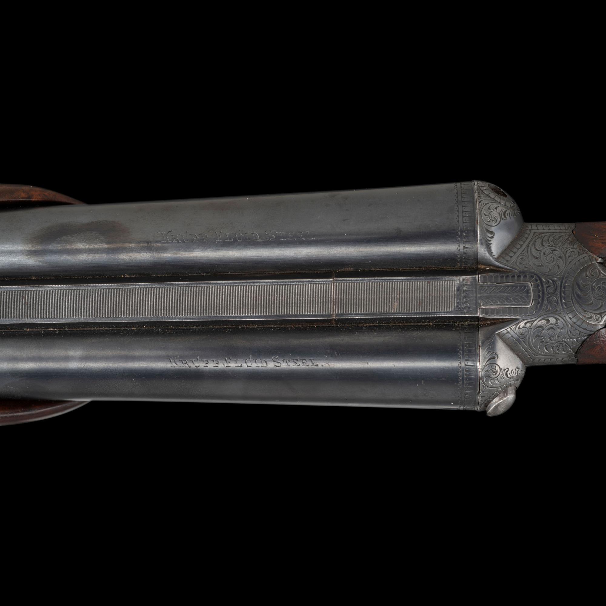 **High Quality D.M. Lefever & Co. Crossbolt SxS Hammerless 12 Gauge with Krupp Steel Barrels