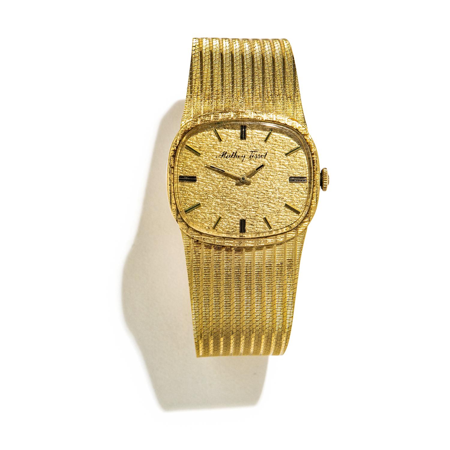 MATHEY TISSOT, 14K YELLOW GOLD WATCH