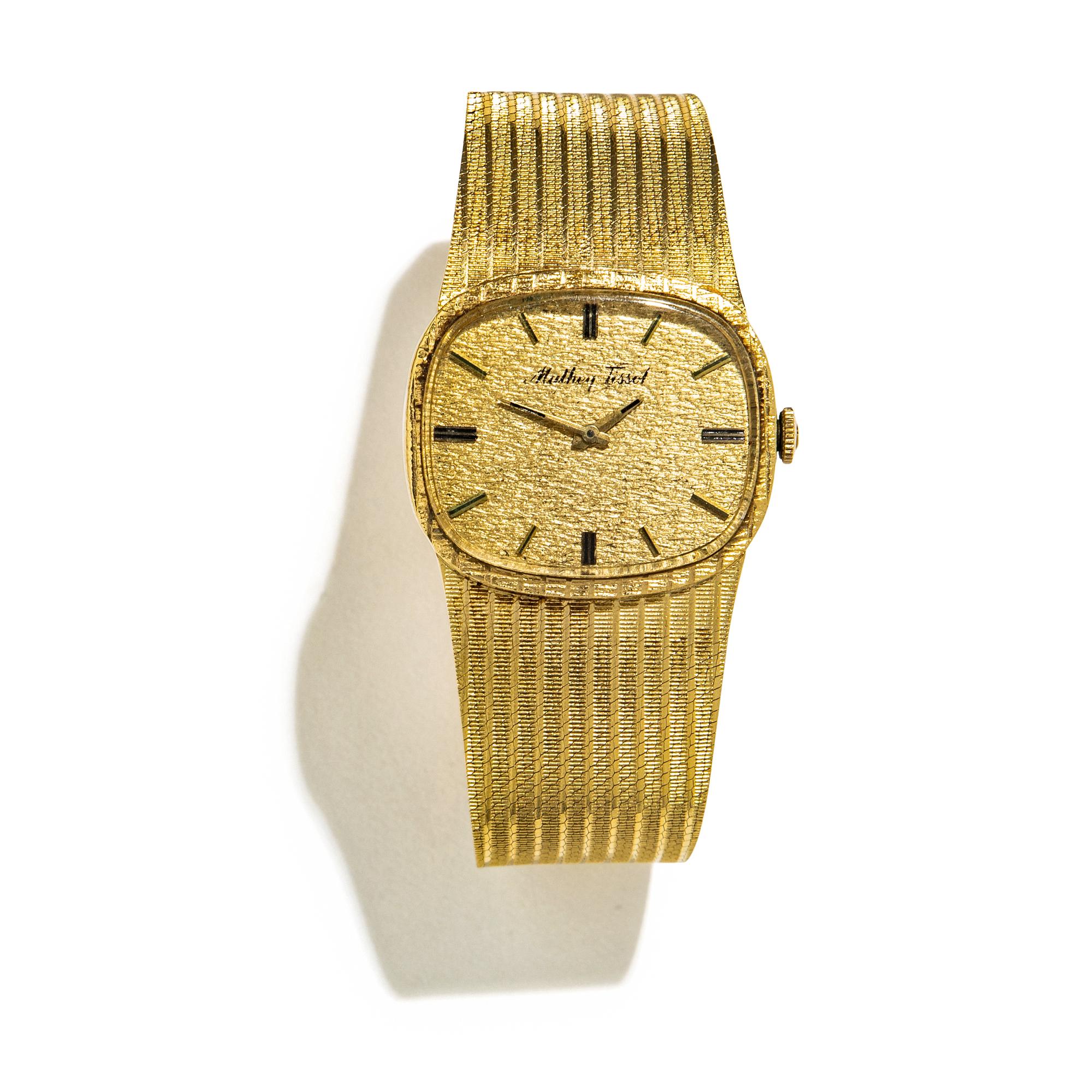 MATHEY TISSOT, 14K YELLOW GOLD WATCH