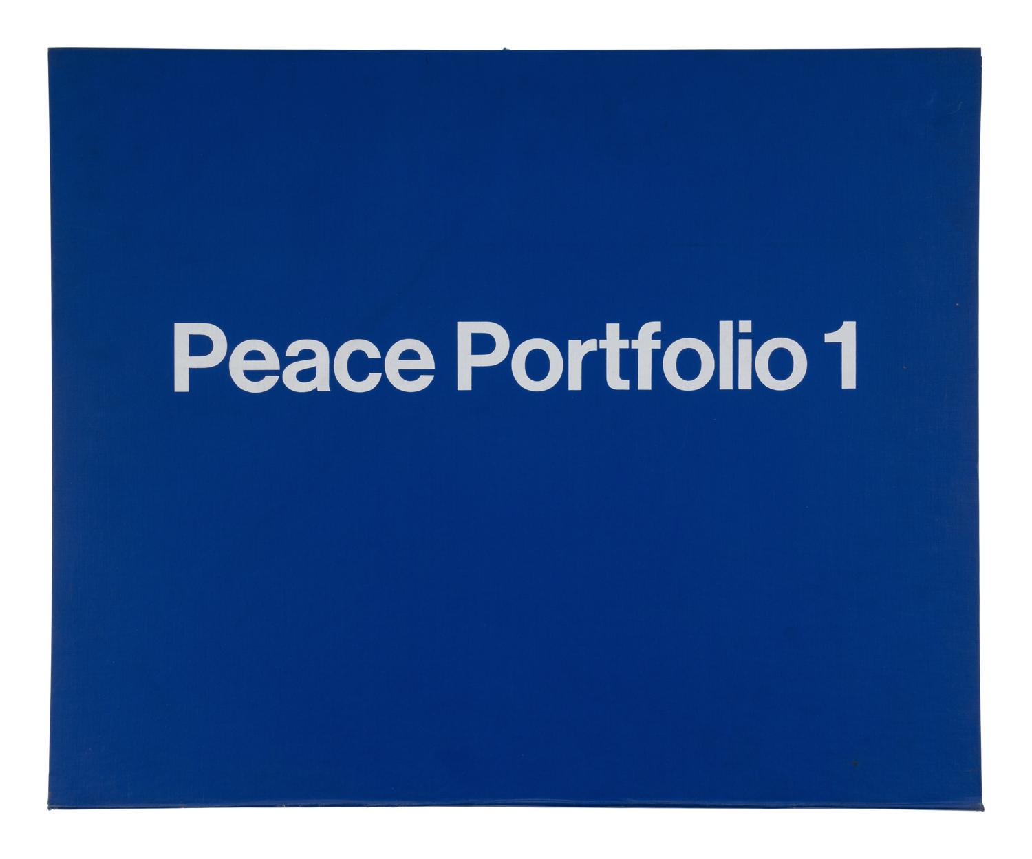 Various Artists (20th century) Peace Portfolio 1 (complete portfolio of 12 with portfolio case and text pages), 1970