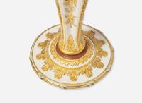 A Pair of Wedgwood Victoria Ware Candlesticks, UK, 1880s