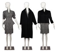 Three La Mendola Garments: Dress, Jacket, Coat, 1980s