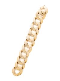 TIFFANY & CO., YELLOW GOLD CURB LINK BRACELET