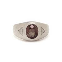 ALEXANDRITE AND DIAMOND RING