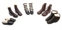 Collection of Five Pairs of Children's Shoes, 19th and Early 20th Century