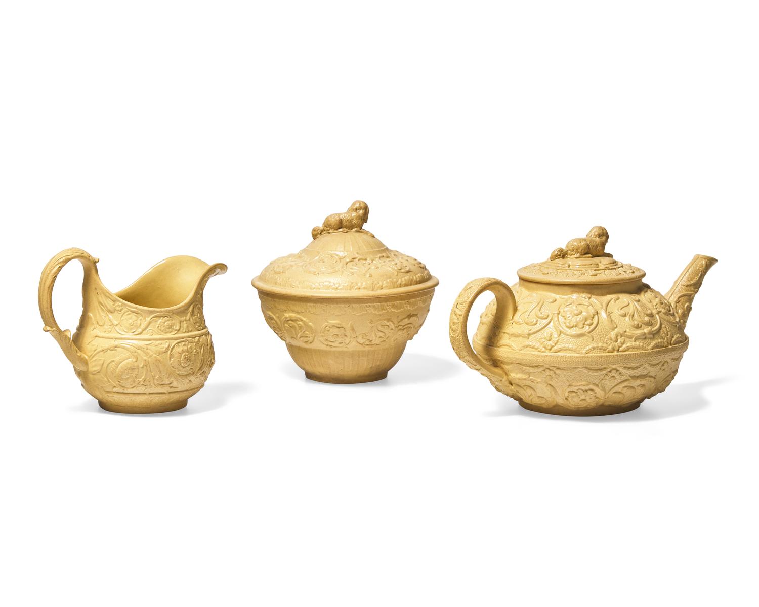 A Wedgwood Creamware Part Tea Service