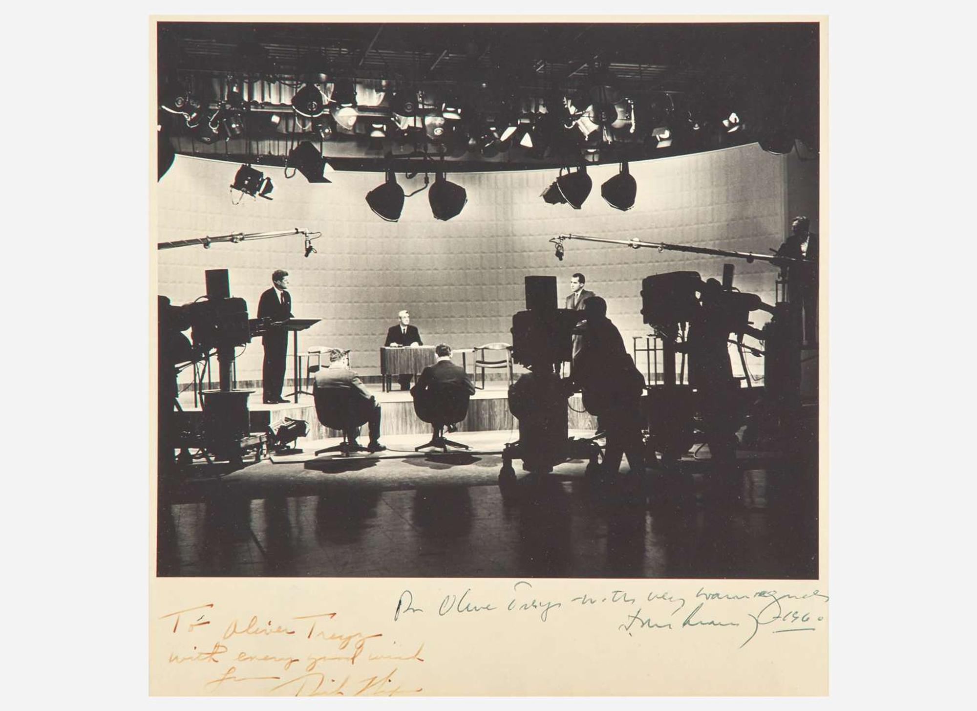 [Presidential] Kennedy, John F., and Richard Nixon: Inscribed Photograph