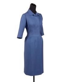 Two Balenciaga Haute Couture Items: One Day Dress, One Pleated Skirt, 1950s
