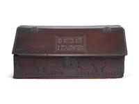 A William and Mary Carved Oak Document Box