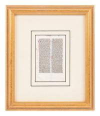 A Group of Six Hand Colored Illuminated Manuscripts