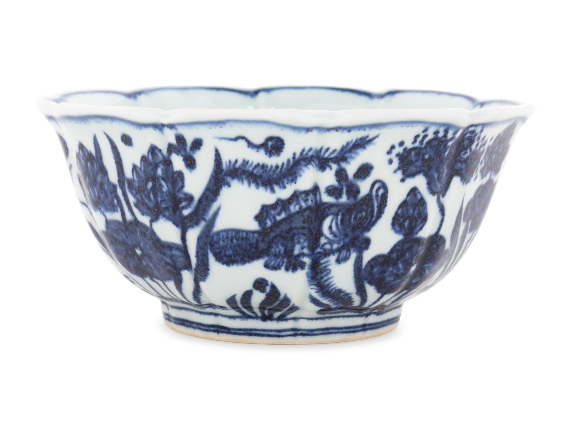 A Chinese Blue and White Porcelain Bowl