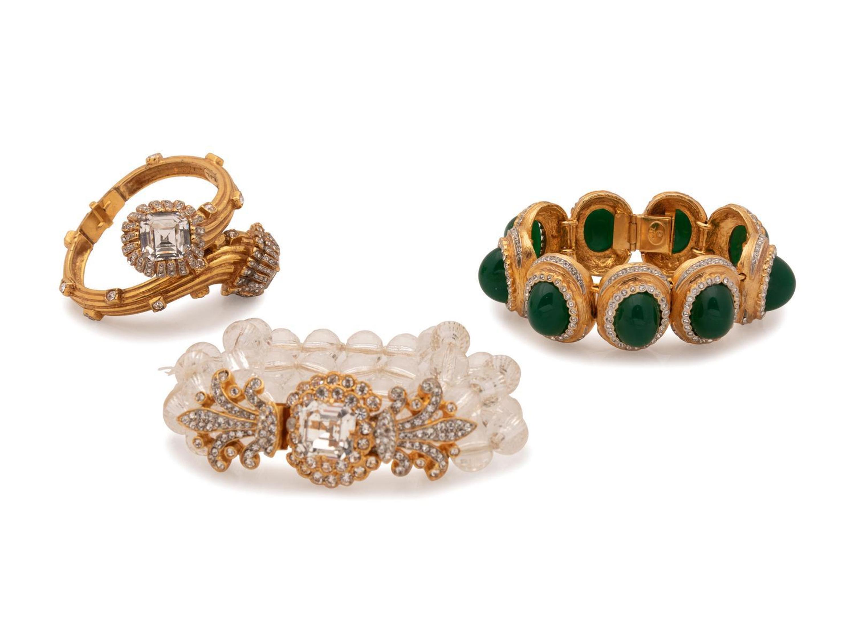 Four Pieces of Kenneth J. Lane Costume Jewelry