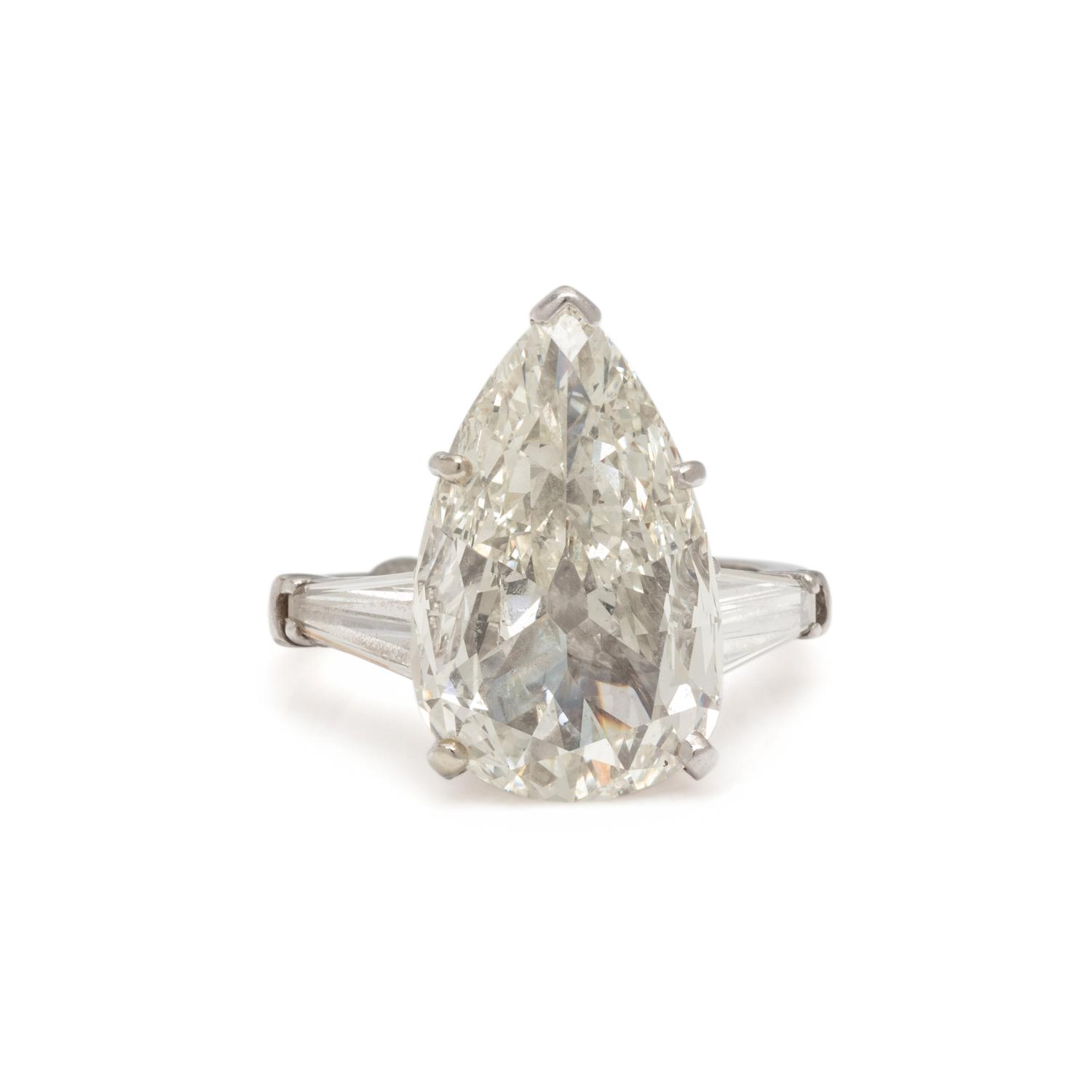 PLATINUM AND DIAMOND RING