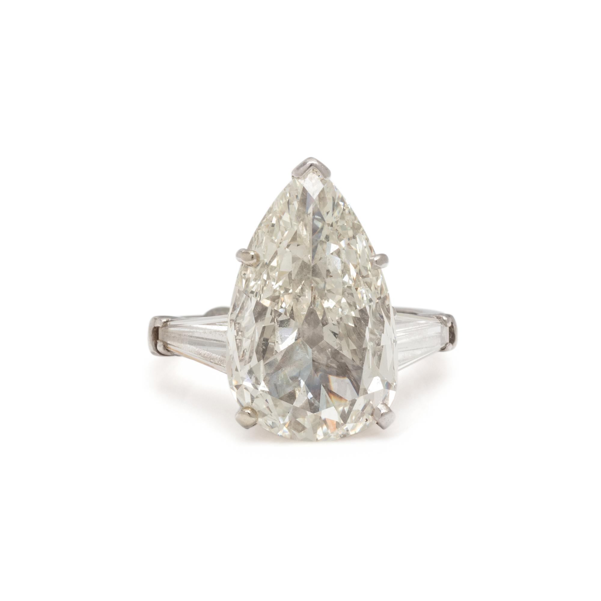 PLATINUM AND DIAMOND RING