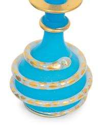 A French Opaline Glass Three-Piece Dresser Set