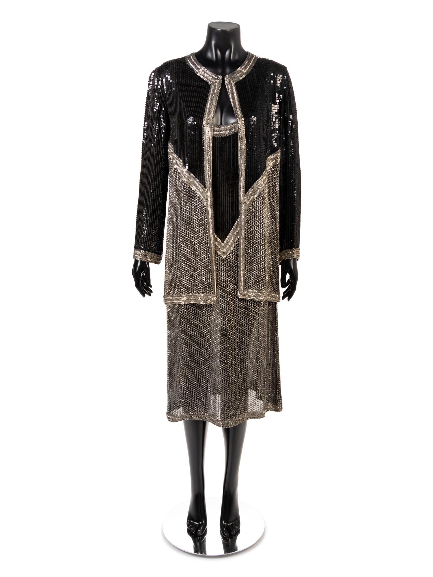 One Halston and One Bill Blass Ensemble,1980-1990s
