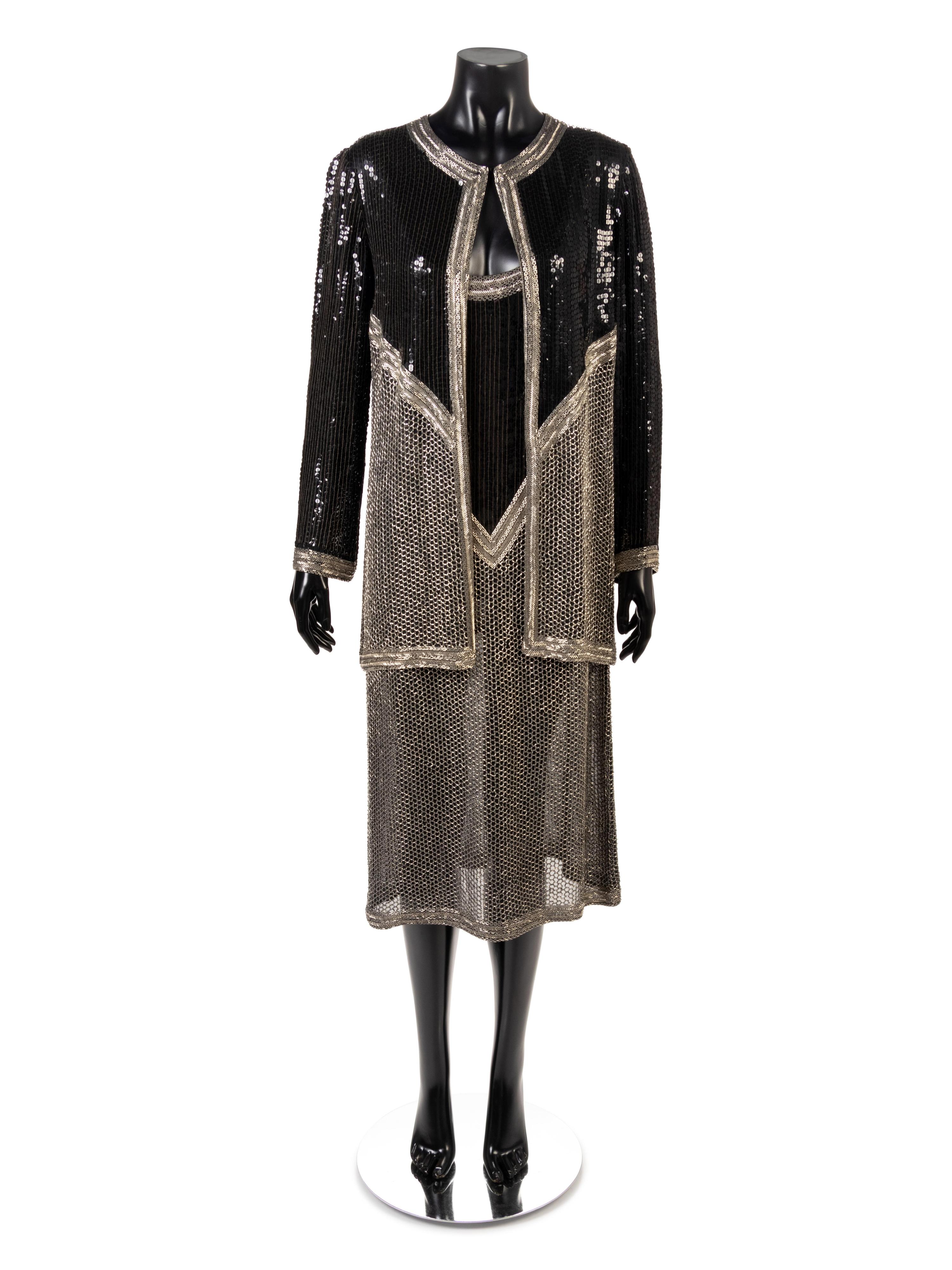 One Halston and One Bill Blass Ensemble,1980-1990s