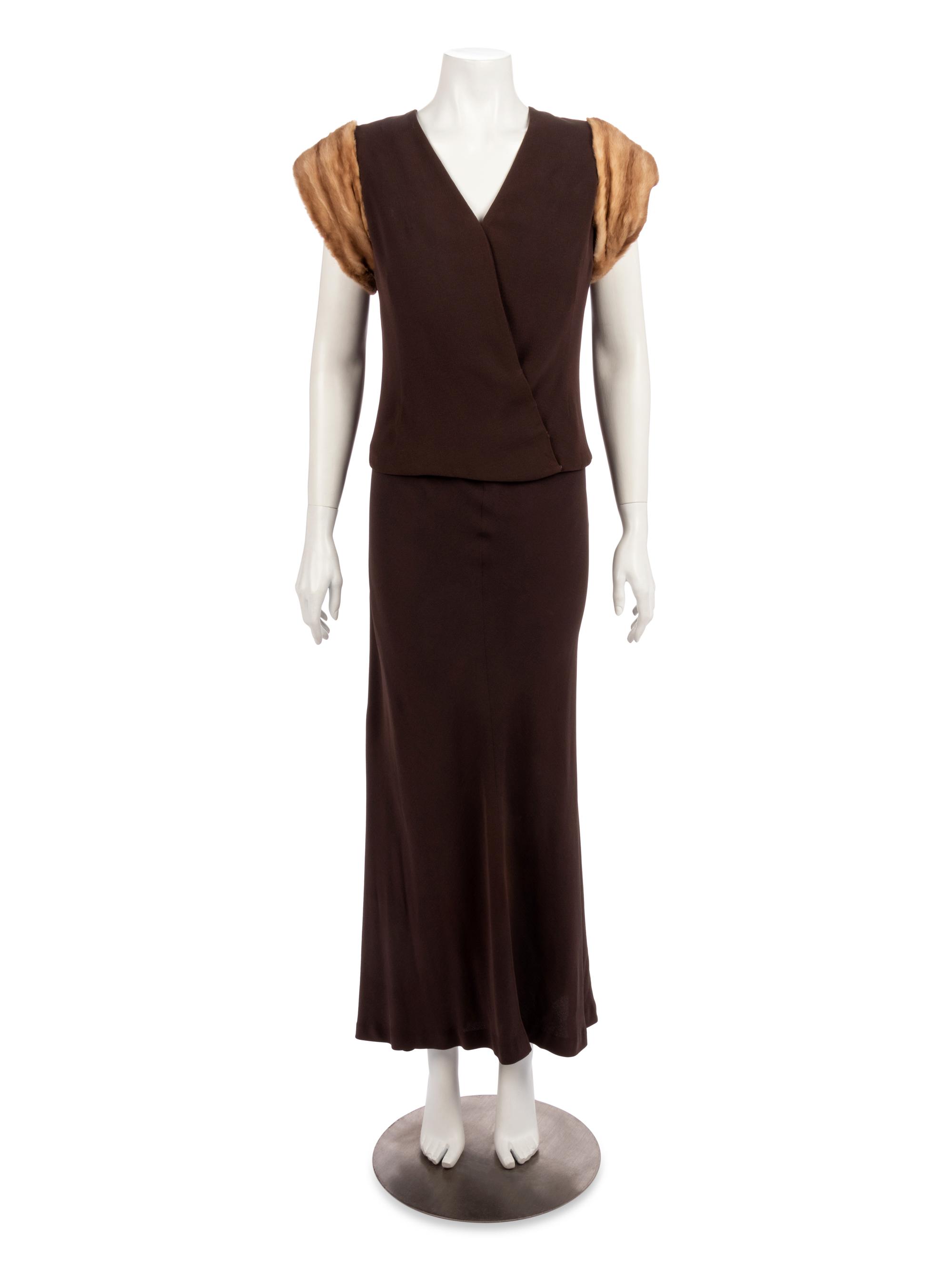 Sady Weiss Dress and Jacket, 1920-30s