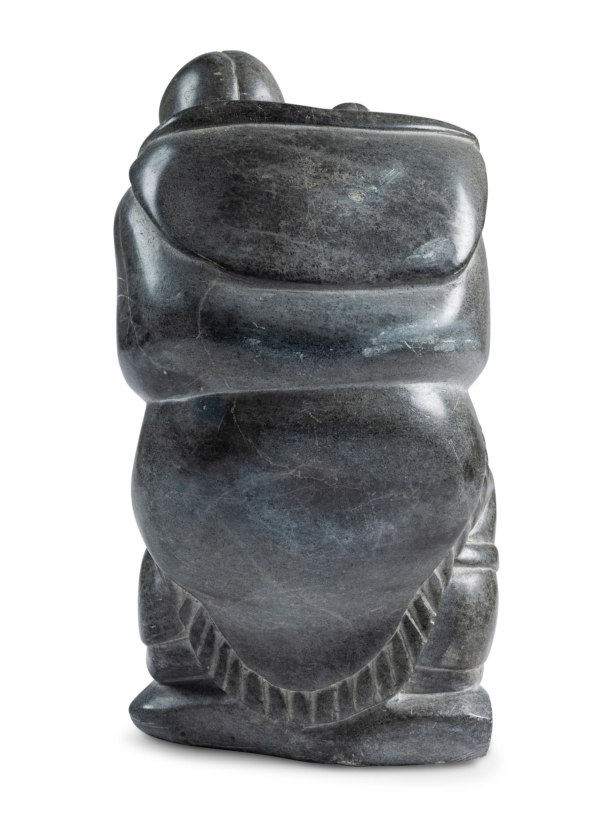 Soapstone Carving of Mother and Child