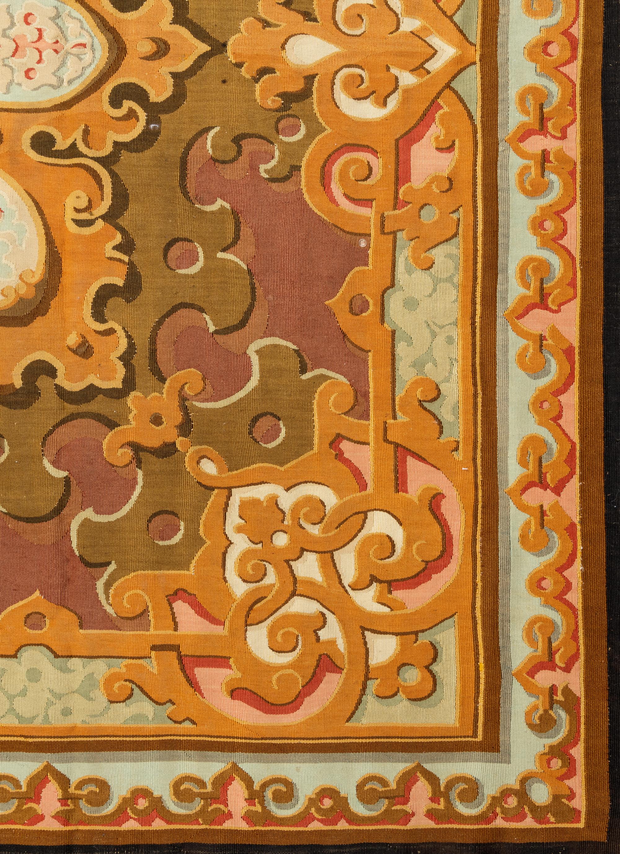 An Aubusson Wool Rug