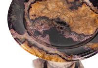 An English Carved Blue John Tazza