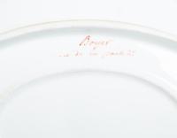 A Group of French Boyer Porcelain Bearing the Monogram of Caroline Slidell Belmont — Third Quarter 19th Century