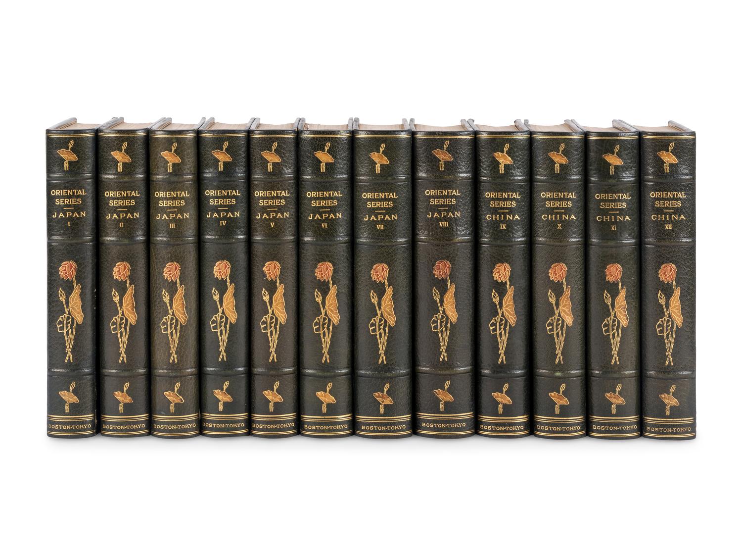 BRINKLEY, Captain Frank. Oriental Series. Japan and China . Boston and Tokyo: J. B. Millet Company, [1901-1902].