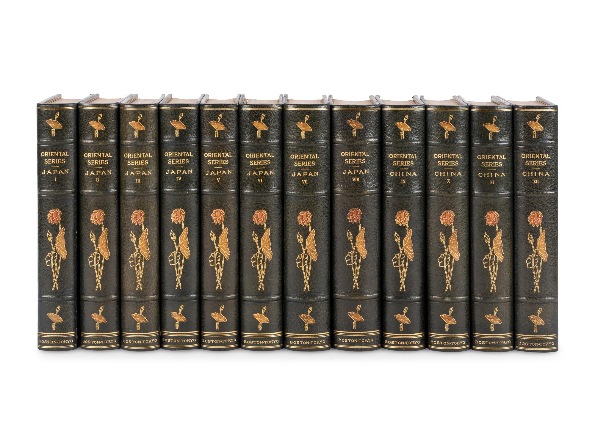 BRINKLEY, Captain Frank. Oriental Series. Japan and China . Boston and Tokyo: J. B. Millet Company, [1901-1902].