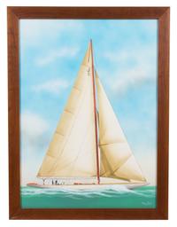 Philip Conrad, (French, b. 1949), America's Cup J Class Yachts