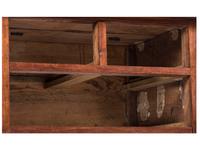 A Southern Three Drawer Walnut Shaving Stand
