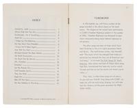 [CIVIL RIGHTS]. CORE Sit-In Songs . New York: Congress of Racial Equality, 1962.