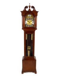 An Elgin Mahogany Tall Case Clock