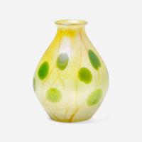 Tiffany Studios (American, active 1878-1932) A Favrile "Leaf and Vine" Cabinet Vase, USA, early 20th century