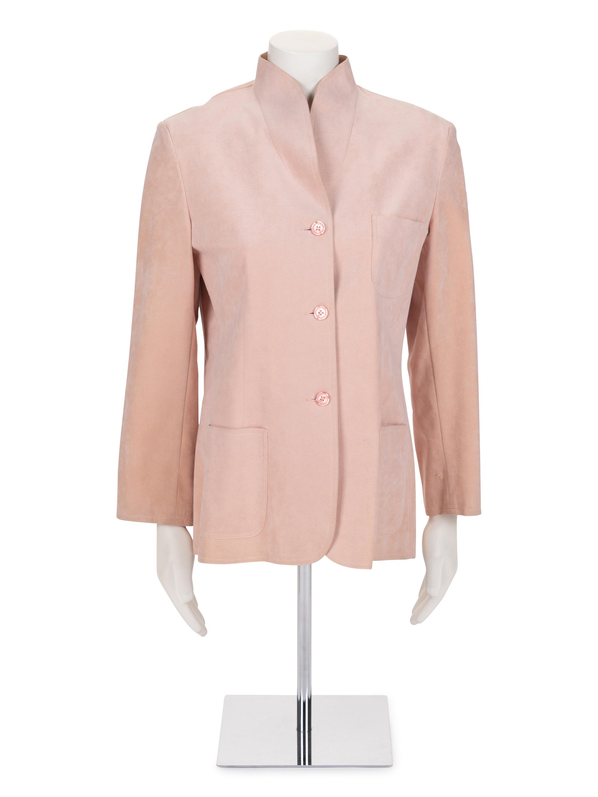 Three Halston Ultrasuede Items: One Two-Piece Skirt Ensemble, One Jacket, 1970s