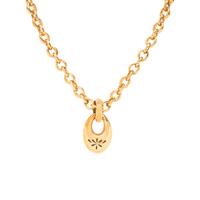 Multigem and Yellow Gold Pendant Necklace