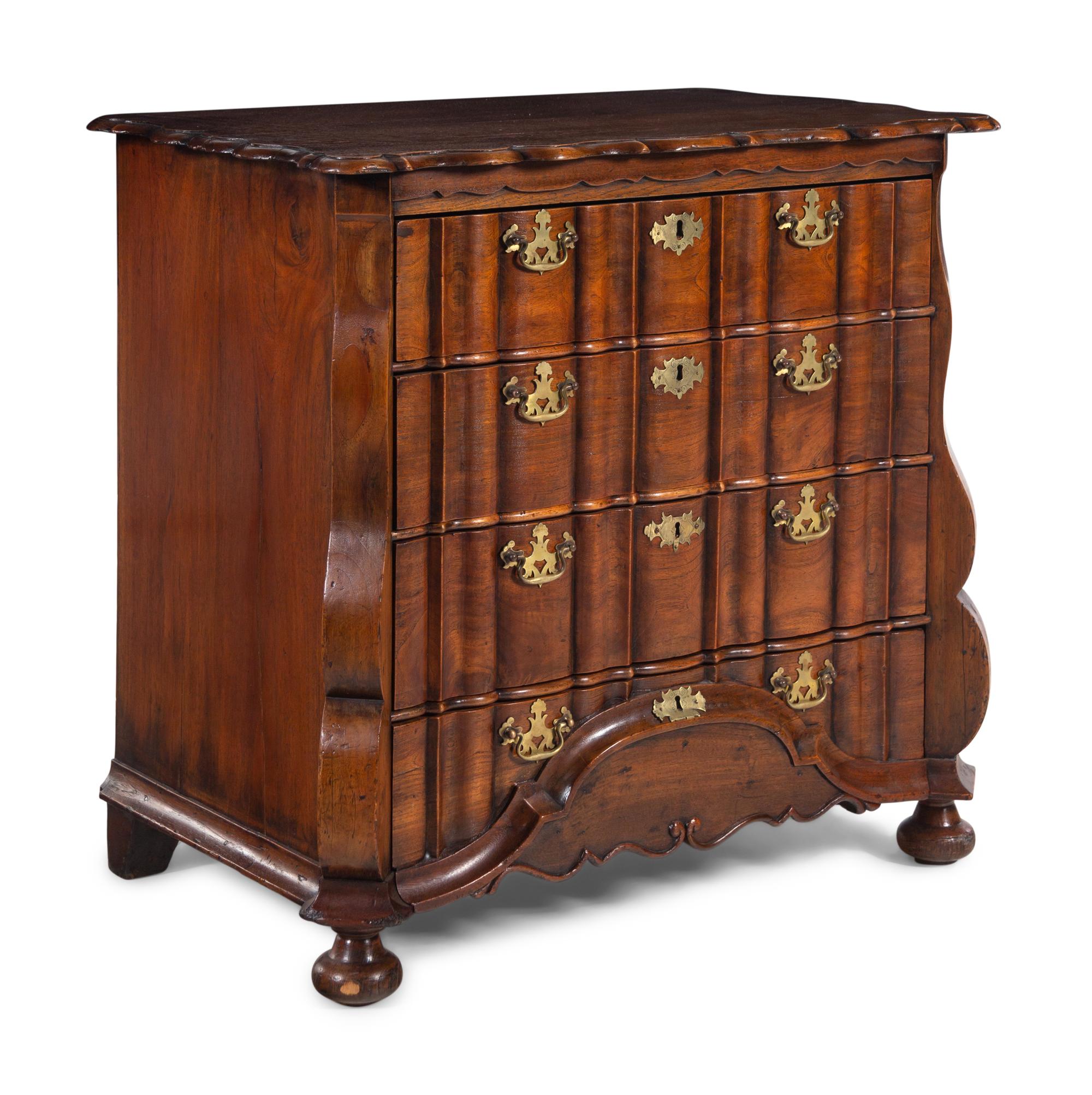 A Dutch Oak Chest of Drawers