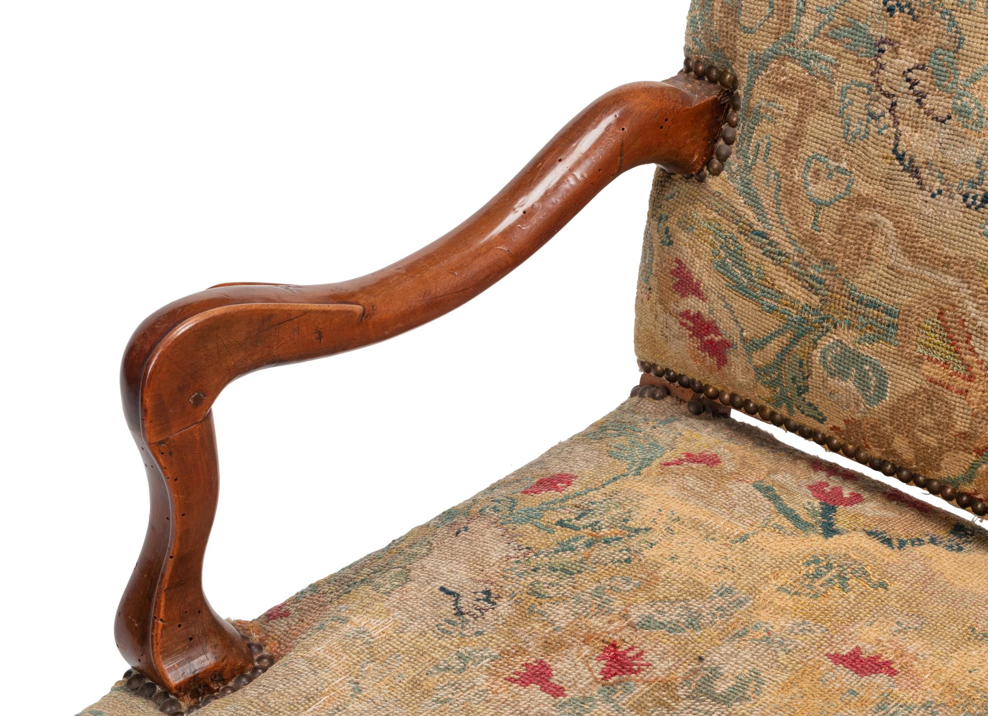 A Régence Walnut Armchair