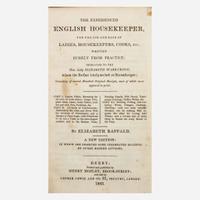 [Food & Drink] Group of 12 18th and 19th Century Titles on Cooking and Housekeeping