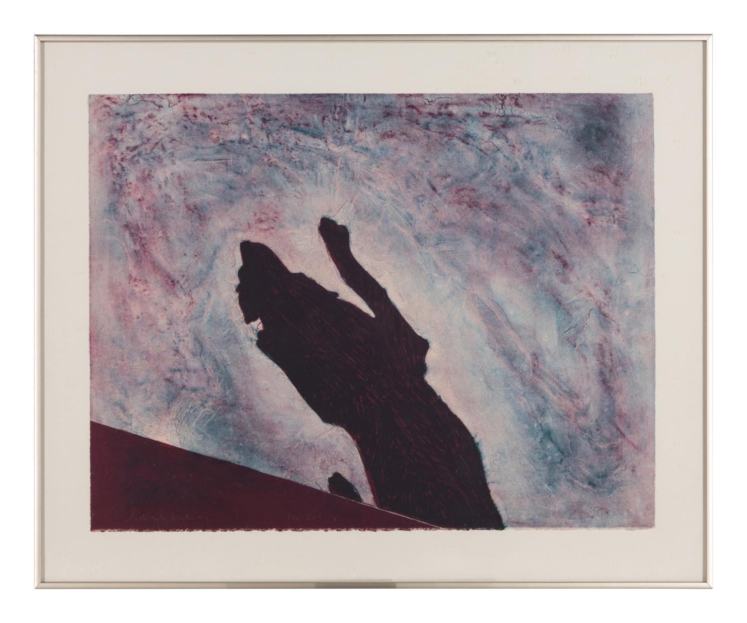 Taos Dog Under the Bench, 1980