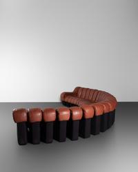 DS-600 Sectional Sofa, comprising twenty-two individual sections, DeSede-Stendig, Switzerland