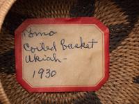 Pomo Baskets, with Collection History