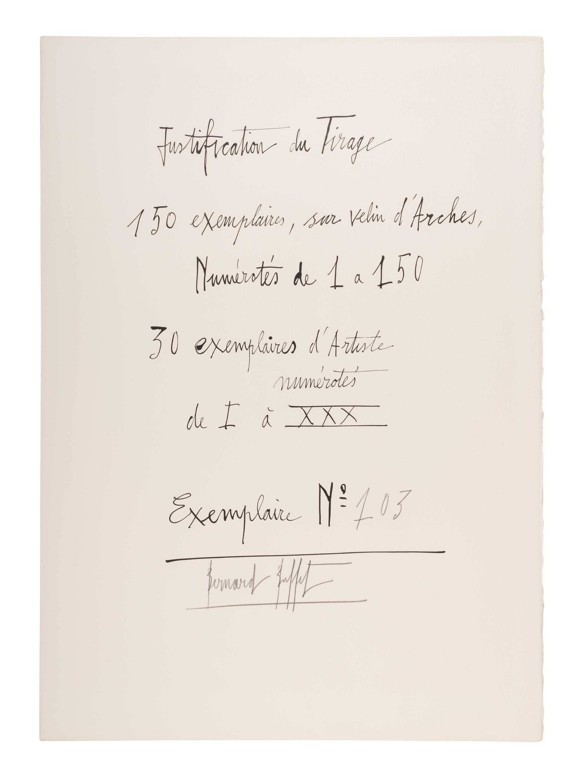 La Révolution Française 1789 (complete portfolio of ten, with text pages and portfolio case), 1977