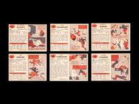 A Group of Six 1957 Topps Football Cards (Including Raymond Berry Rookie),