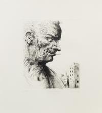 Peter Howson, (Scottish, b. 1958), Chalk Farm, Angel, and Stratford, 1998