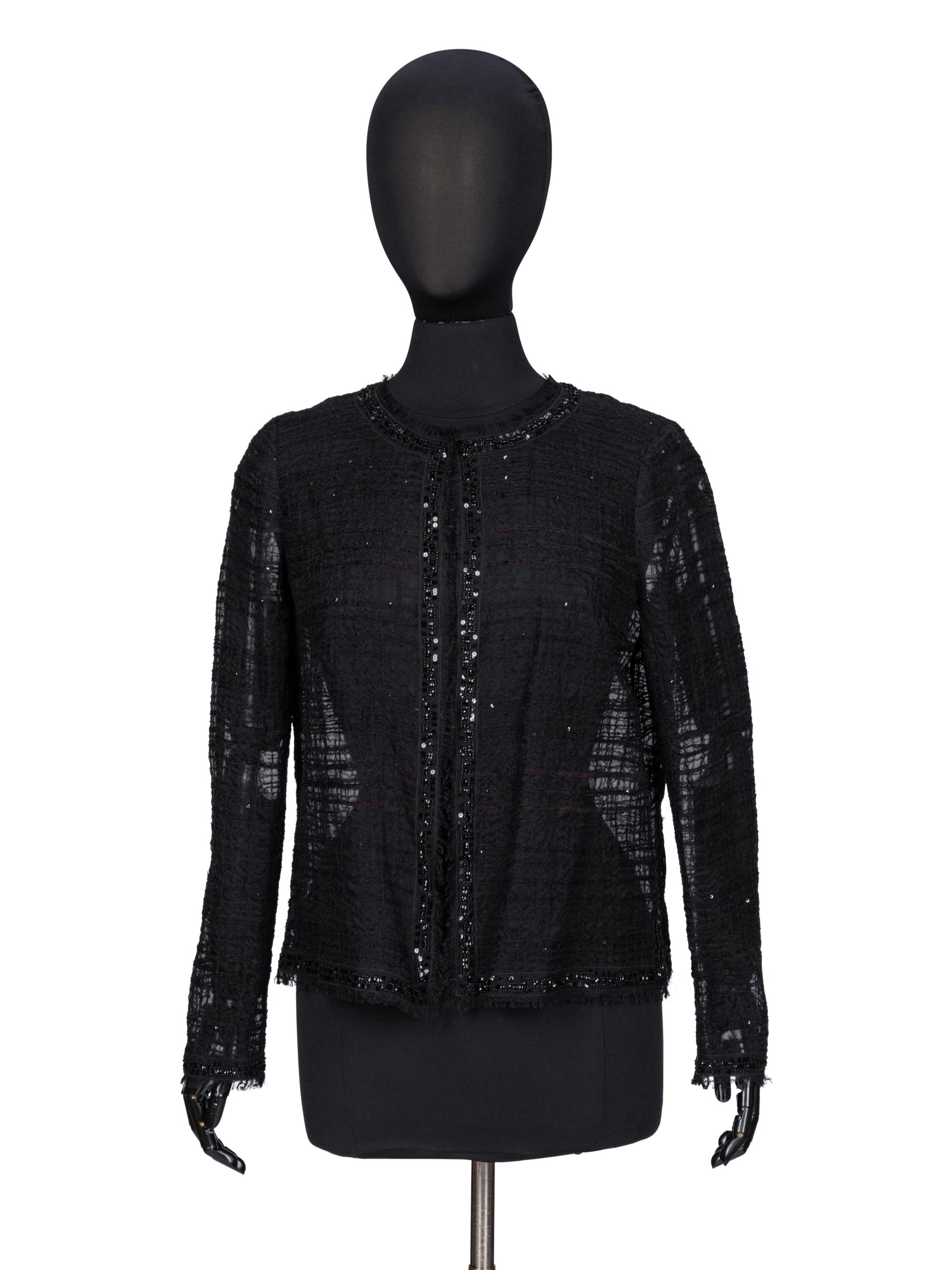 Chanel, Sheer Cardigan Jacket